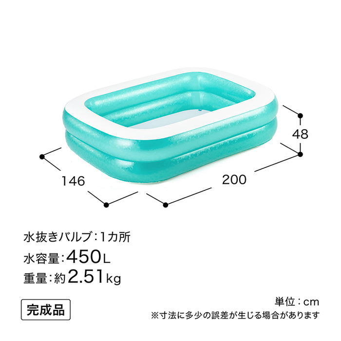 角型ファミリープール ティール ４５０Ｌ