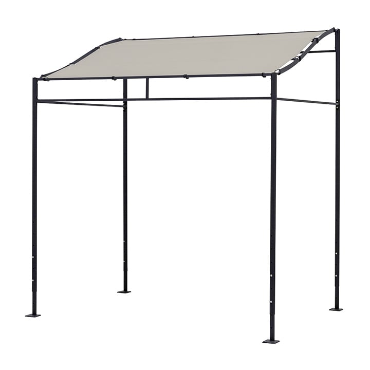 シェードポーチサンレモ 2200 雨よけグレー — Living Garden Store