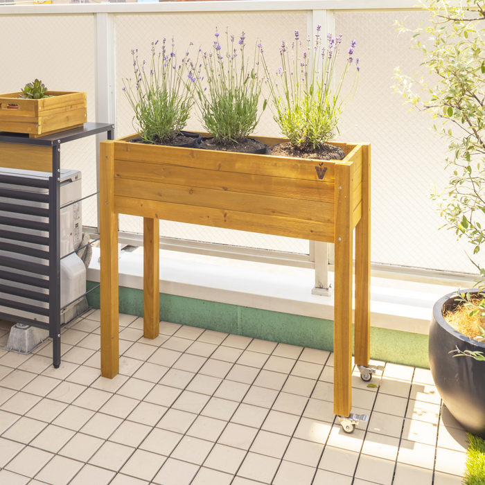 ベジテラストロリープランター キャスター付 — Living Garden Store ベジテラストロリープランター キャスター付 — Living Garden Store