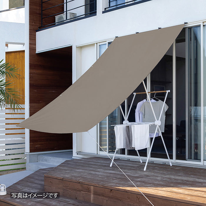 雨よけシェード ダブル 1.8×3m