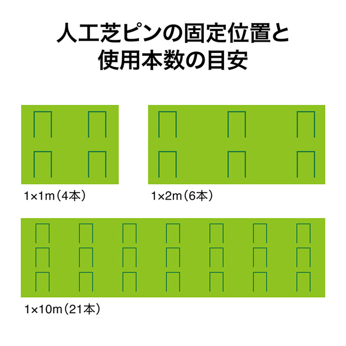 人工芝 防草タイプ 1×5m
