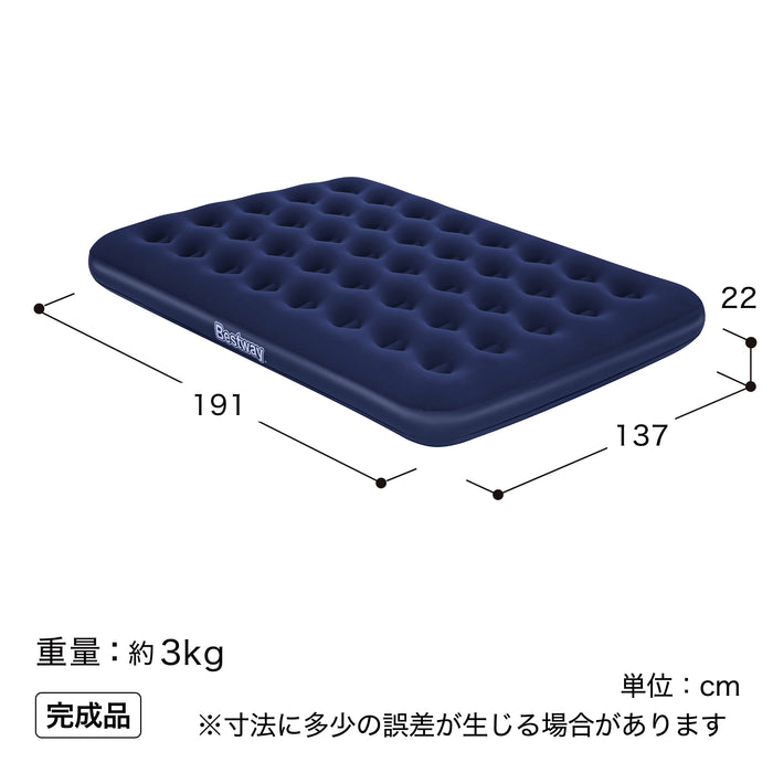 エアマット 1.91m×1.37m×22cm ネイビー