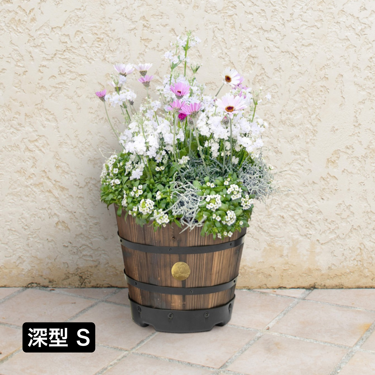ウッドバレルプランター 深型S — Living Garden Store - リビング