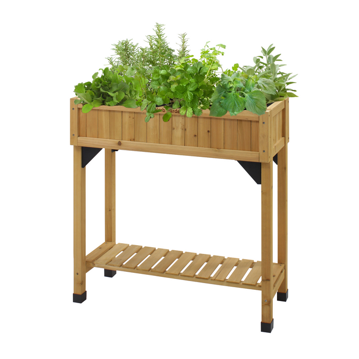 レイズドベッド ハーブプランター スリム ナチュラル — Living Garden レイズドベッド ハーブプランター スリム ナチュラル — Living Garden